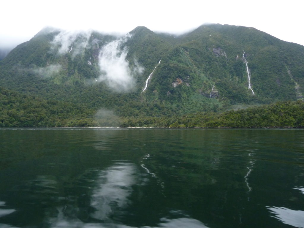 Doubtful sound view of hills